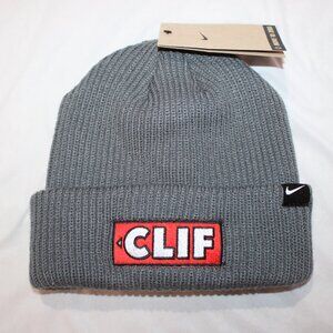 Nike x Clif Bar Gray Knit Beanie NWT